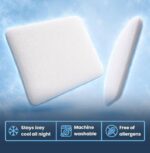 CoolCloud IceFibre™ Cooling Memory Foam Pillow | 16° Cool All Night - Image 4