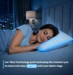CoolCloud IceFibre™ Cooling Memory Foam Pillow | 16° Cool All Night - Image 2